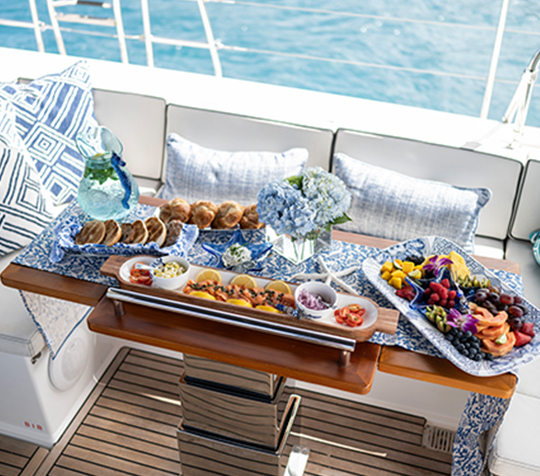 Yacht Serena gourmet chef template 16